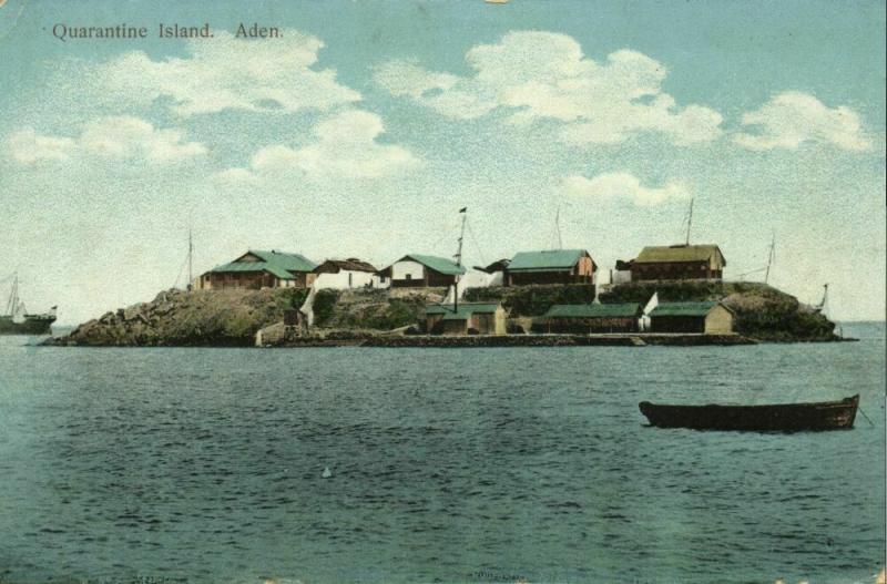 yemen, ADEN, Quarantine Island (1910s) Postcard