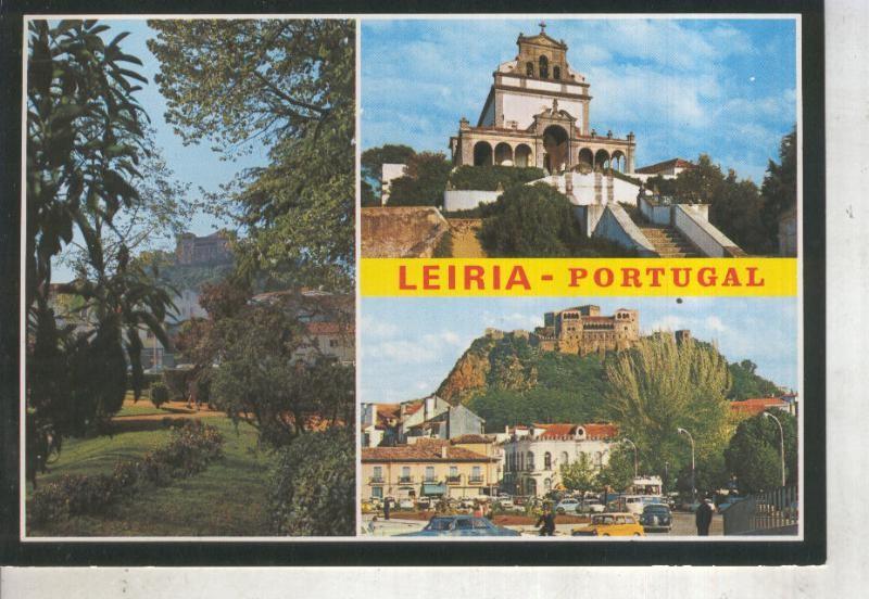 Postal 014174: Vistas varias de Leiria, Portugal