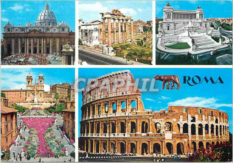 Postcard Modern Roma