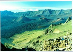 Aerial View Haleakala Crater Maui Hawaii Postcard