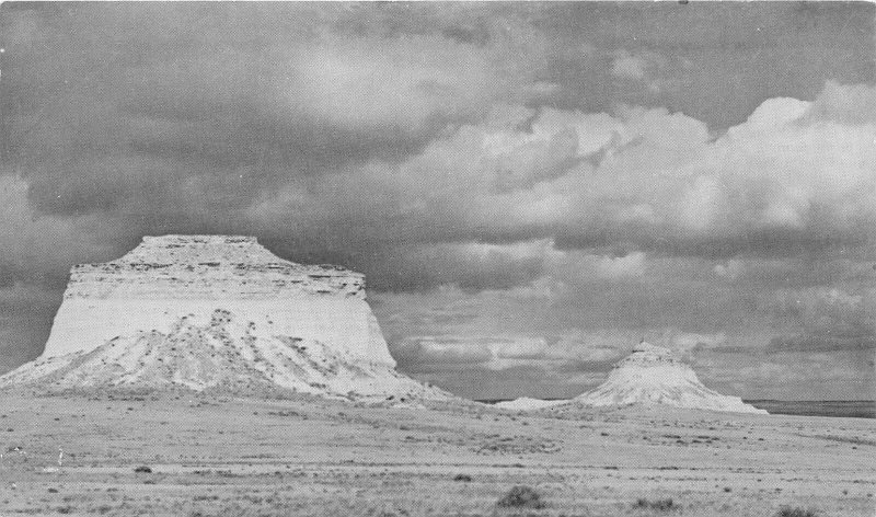 H33/ Pawnee Buttes Raymer Colorado RPPC Postcard c40s Airmans Landmark