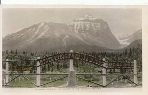 Canada Postcard - Great Divide at The Summit of The Canadian Rockies - Ref TZ437