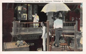 Shooting a Chinatown Scene with Constance Talmadge, Hollywood, CA., Unused