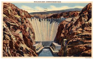 Colorado Boulder Dam  Downstream Face