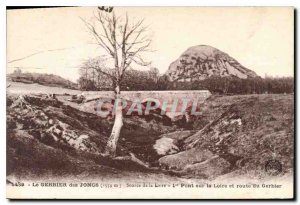 Old Postcard Mont Gerbier of Reeds (1554 m) Source 1 Loire Bridge over the Lo...