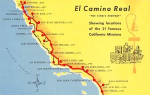 Historic El Camino Real The King's Highway in California San Francisco Califo...