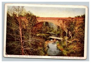 Vintage 1900's Postcard Cabin John Aqueduct Bridge Montgomery County Maryland