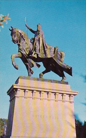 Statue Of Saint Louis In Forest Park Saint Louis Missouri