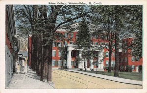 Salem College, Winston-Salem, North Carolina, Early Postcard, Unused