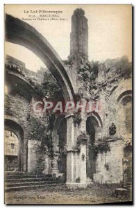 Postcard Ancient Ruins of Marcilhac & # 39abbaye