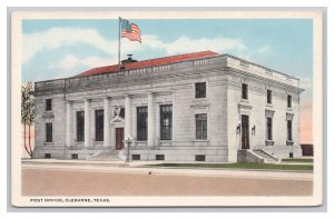 Postcard Post Office Cleburne Texas