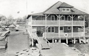Stratford CT Connecticut Pootatuck Yacht Club Postcard