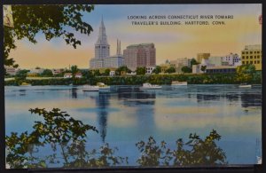 Hartford, CT - Looking Across Connecticut River - Shinicolor