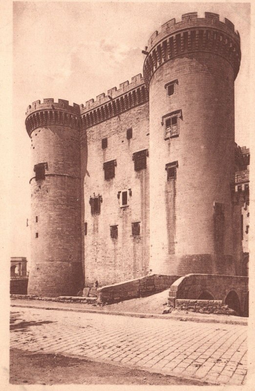 Tarascon France Chateau Roi Rene XIV Historical Landmark Vintage Postcard