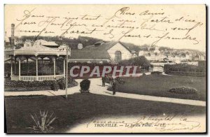 Old Postcard Trouville The Public Garden