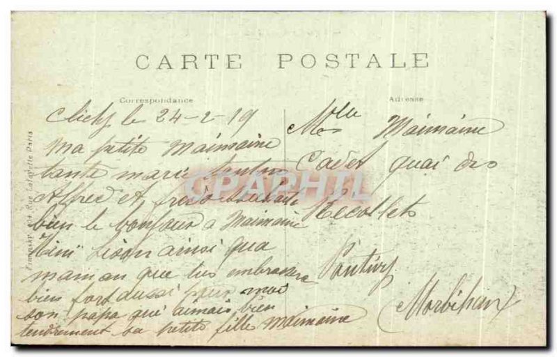 Old Postcard The Paris Saint Lazare
