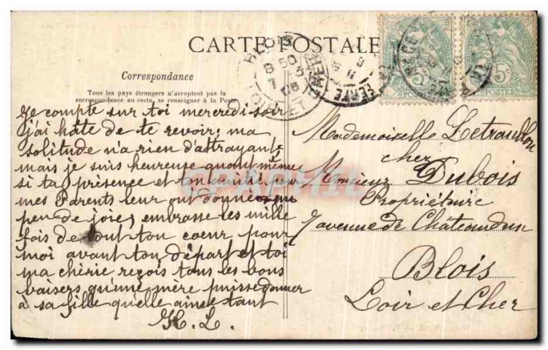 Old Postcard La Ferte Mace The City Hotel