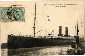 CPA St-NAZAIRE - La Champagne de la Transatlantique (250950)