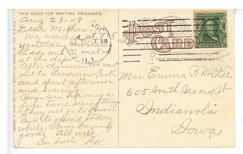 IL - Chicago. Riverview Exposition, Shoot the Chutes Amusement