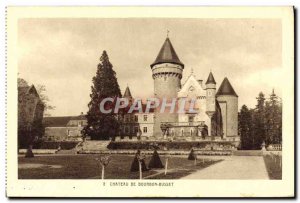 Old Postcard Chateau De Bourbon Busset