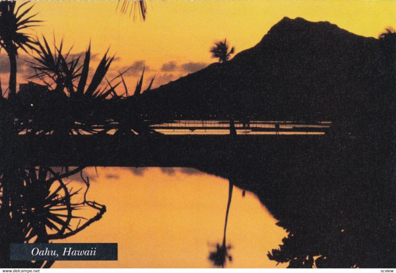 OAHU, Hawaii, 1950-1960s; Sunset View