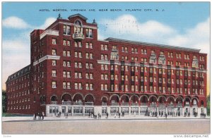 Hotel Morton Virginia Avenue near Beach, Atlantic City, New Jersey, PU-1942