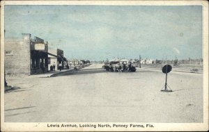 Penney Farms Clay County FL Lewis Ave c1915 Postcard