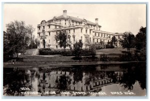 Ames Iowa IA RPPC Photo Postcard Memorial Union Iowa State College c1920's