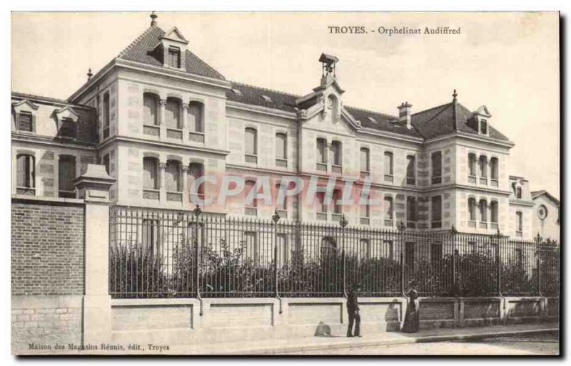 Troyes Old Postcard Orphanage Audiffred