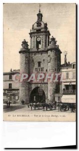 Old Postcard La Rochelle Tower of the Big Clock