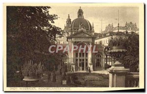 Old Postcard Wiesbaden Kochbrunnenanlage