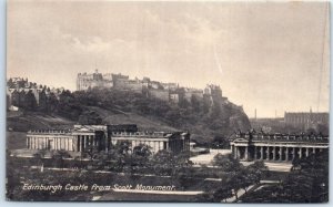 Postcard - Edinburgh Castle from Scott Monument - Edinburgh, Scotland