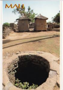 Mali En Pays Dogon Village Scene