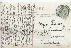Genealogy Postcard - Forbes - 19 London Road - Buxton - Derbyshire - Ref 5667A