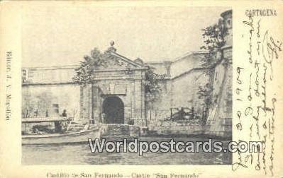 Castillo de San Fernando Cartagena Columbia 1909 