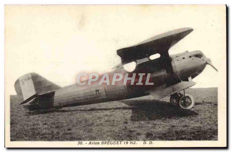 Old Postcard Jet Aviation Jet Breguet 19 H2