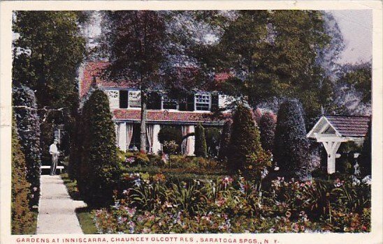 New York Saratoga Springs Gardens At Inniscarra Chauncey Olcottres