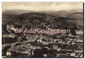 Old Postcard The picturesque Ardeche Aubenas General View from the Terrace