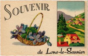 CPA LONS-le-SAUNIER - Souvenir (212124)