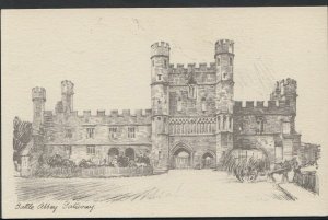 Sussex Postcard - Battle Abbey Gateway     RT699