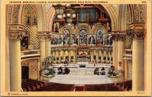 California Palo Alto Stanford University The Memorial Church Interior