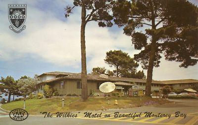 MONTEREY CA CALIFORNIA THE WILKIES MOTEL Postcard