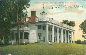 Mount Vernon UDB Postmarked 1907 Jamestown Celebration Cancel