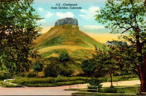 Colorado Castle Rock From Golden