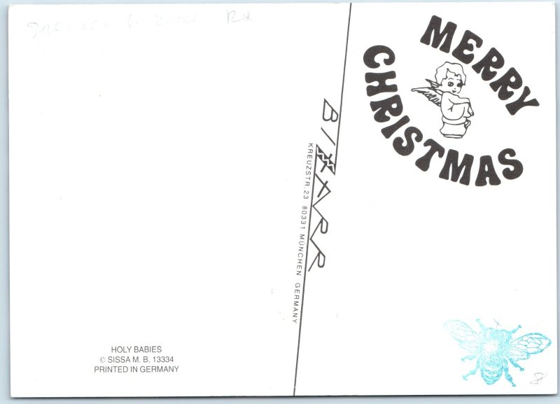 c1990s HOLY BABIES Collection Cherub Angel Christmas Figurines BIZAR Germany M58