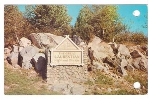 Great Laurentian Divide, Minnesota, Vintage 1963 Chrome Postcard