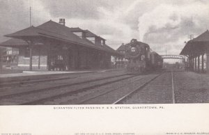 Pennsylvania Quakertown Scranton Flyer Passing P & R Railroad Station Berkeme...