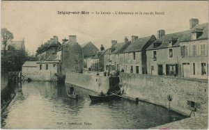 CPA ISIGNY-sur-MER Le Lavoir - L'Abreuvoir et la Rue de Bresil (1250218)