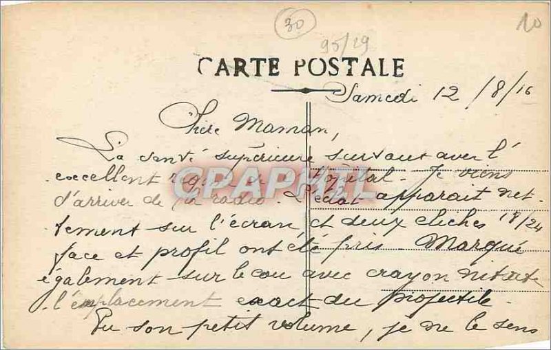 Old Postcard The Nimes Prefecture