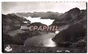 Modern Postcard The Lake Pyrenees D & # 39Oredon View from Col d & # 39Aubert